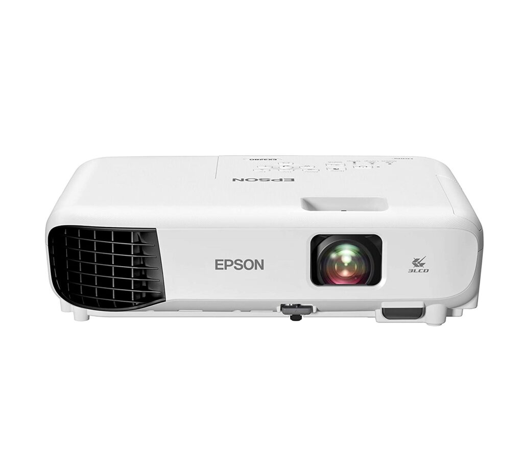 Epson EX3280 3-Chip 3LCD XGA Projector, 3,600 Lumens Color Brightness