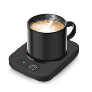 Mug Warmer, Coffee Mug Warmer with 3-Temp Settings, 304 Stainless Steel Coffee Warmer with Digital Display, 2-12H Timer Setting Mug Warmer for Desk, Coffee Cup Warmer As Ideal Gift for Coffee Lovers