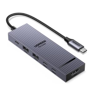 UGREEN Revodok Pro USB-C Hub 6 in 1 10Gbps 4K 60Hz HDMI, 100W Power Delivery for MacBook Pro/Air, iPad Pro, Thinkpad Rog Ally and More For Sale Trinidad