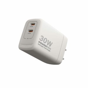 Unno Tekno POWERPRO DUAL PORT GaN WALL CHARGER | PD30W PW5064WT For Sale Trinidad