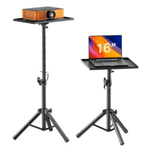 AMADA Projector Stand, Laptop Stand with Adjustable Height 22 to 36 inch, Heavy Duty Projector Mount as DJ Racks, Portable Projector Tripod Stand, Tall Floor Stand for Office, Home, Stage or Studio For Sale Trinidad