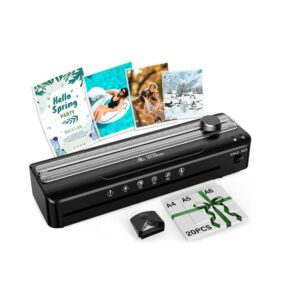 Maxdone Laminator Machine 9 Inch Laminating Machine - A4 Cold Thermal Laminator Machine with Laminating Sheets, 8.5 x11 Personal Laminators for Teachers 90s Warm up, A4/A5/A6 Laminators For Sale Trinidad