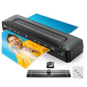 Maxdone Laminator Machine 11x17 Laminator - 13 Inch Cold Thermal Laminators Machine with Laminating Sheets, A3 Personal Laminators for Teachers, Laminating Machine 90s Warm-Up No Jam for Home Office School For Sale Trinidad