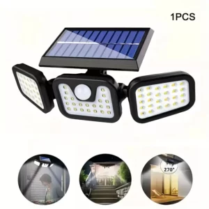 74 LED Solar Security Lights with Motion Sensor, 3 Brightness Modes Outdoor Wall Lights for Front Door, Yard, Garage, Sidewalk, Pathway - Solar-Powered & Design Solar Light For Sale Trinidad