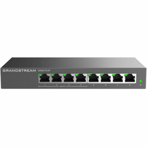 Grandstream GWN7701P | 8-Port Gigabit Ethernet Unmanaged PoE Switch | Plug & Play | Desktop/Wall-Mount | Metal Design Network Switch For Sale Trinidad