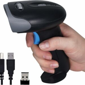 QR Barcode Scanner Wireless, Handheld Cordless Bar Codes Reader with 2000mAh Battery For Sale Trinidad