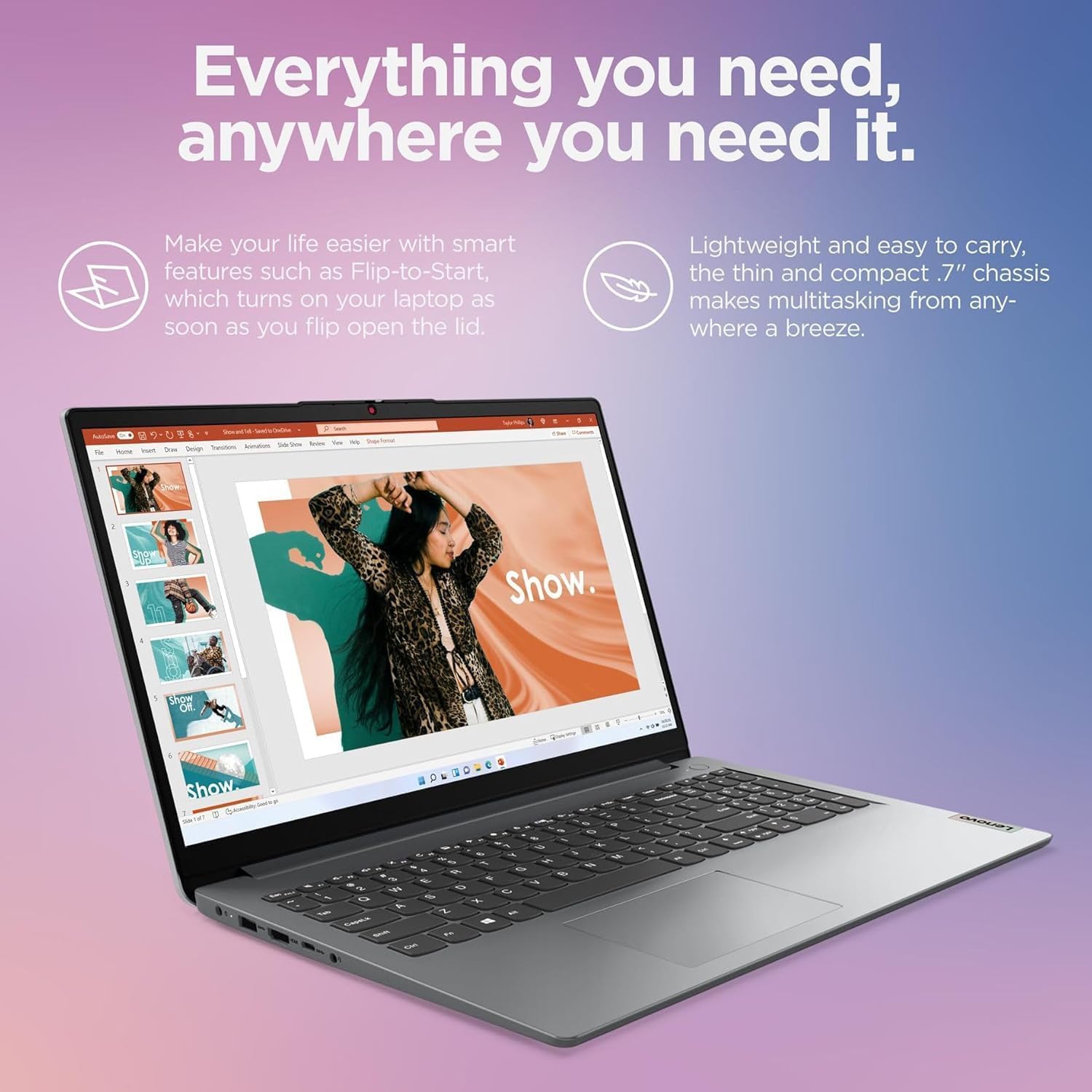 Lenovo Premium Series IdeaPad Laptop | Latest Model | 12GB RAM | 256GB SSD | 1 Year Office 365 w/ 1TB Cloud Storage | Intel Core | 15.6" | Numeric Keypad | WiFi 6 | Win 11 | Laptops For Sale Trindad - Image 3