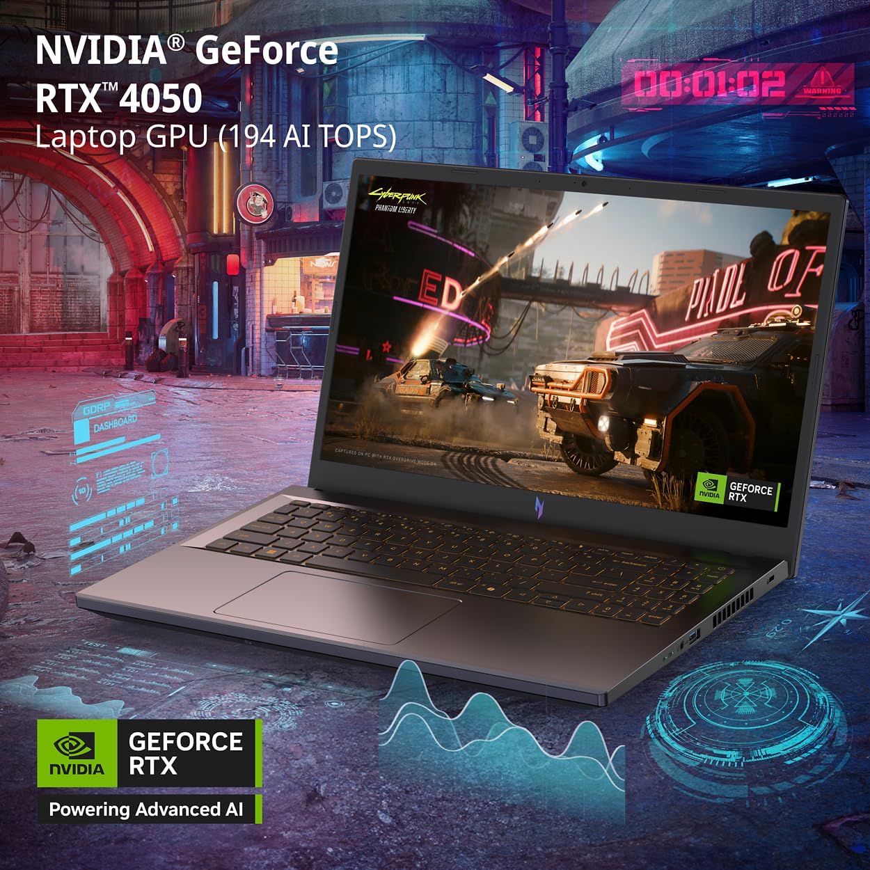 Acer Nitro V Gaming Laptop | Intel Core i5-13420H Processor | NVIDIA GeForce RTX 4050 Laptop GPU | 15.6" FHD IPS 165Hz Display | 8GB DDR5 | 512GB Gen 4 SSD | Wi-Fi 6 | Backlit KB | ANV15-52-586Z Laptops For Sale Trinidad - Image 13