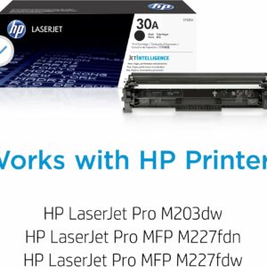 HP 30A Black Toner Cartridge | Works Laserjet Pro M203 Series, Laserjet Pro MFP M227 Series | CF230A Trinidad