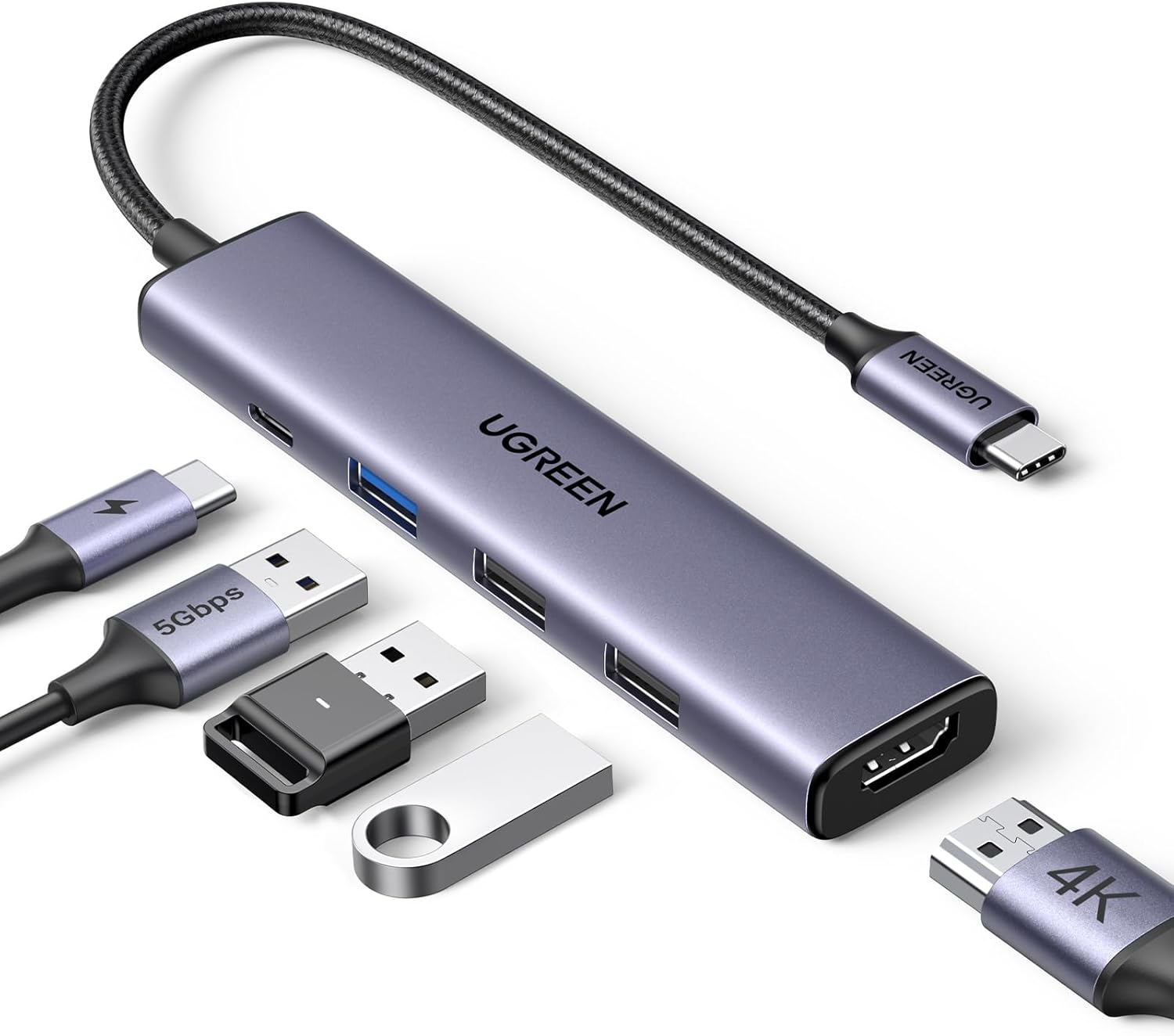UGREEN USB C Hub 5-in-1 Multiport Adapter For Sale Trinidad