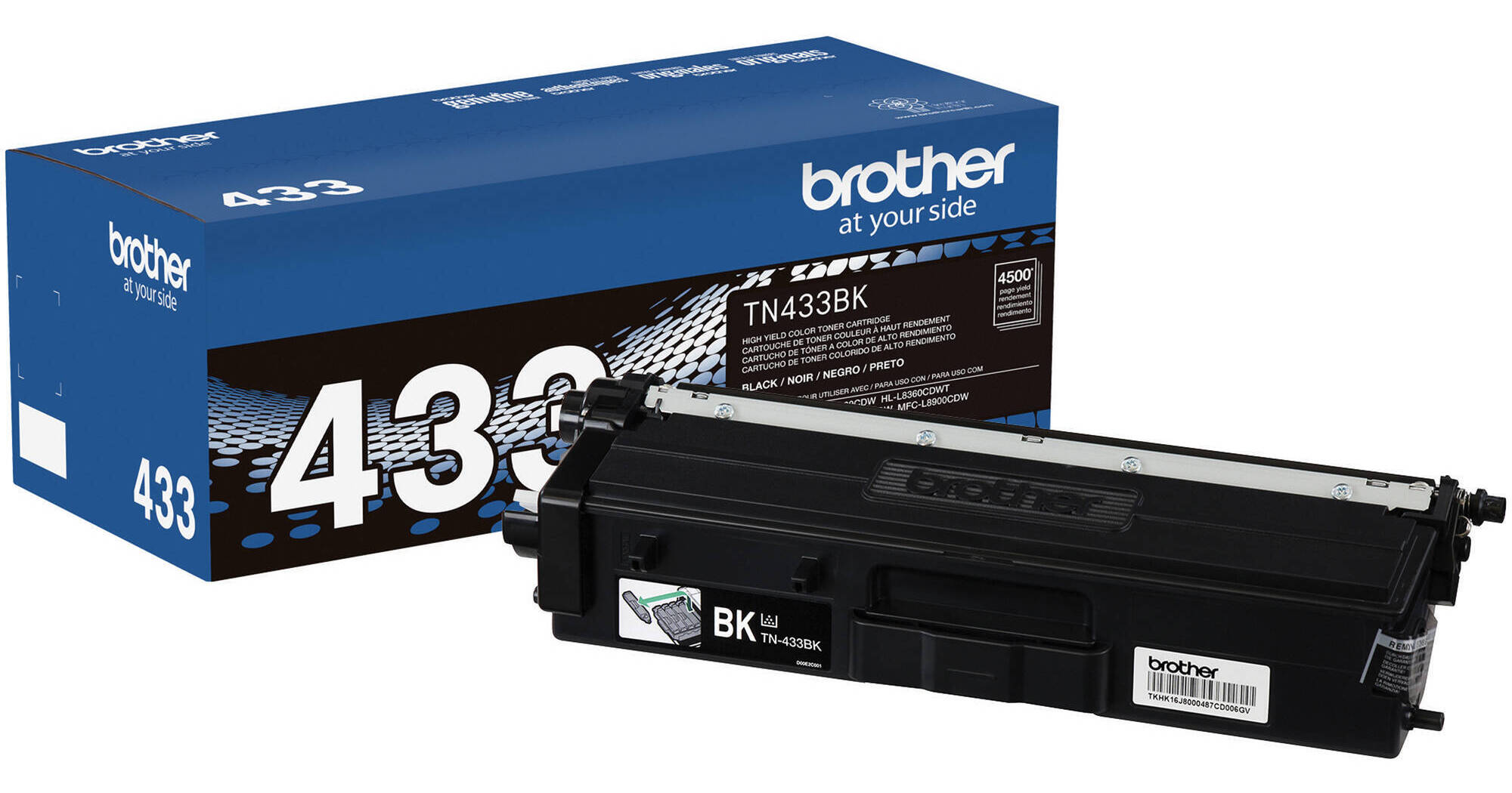 Brother TN433BK High-Yield Black Toner Sale Trinidad