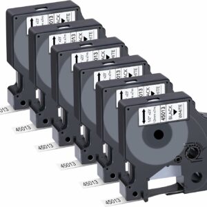 6-Pack Dymo D1 Label Tape