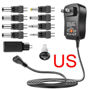 30W Universal Adjustable Power Adapter AC to DC 3V-12V