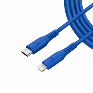 Silicone USB-C to Lightning Cable PD 27W 5ft - CB4077BL